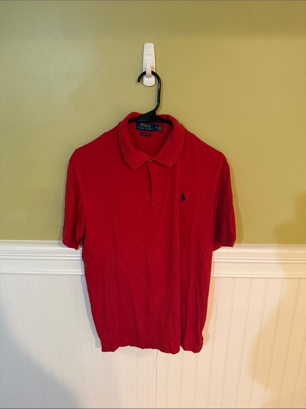Polo by Ralph Lauren Red Men's Size M Classic Polo Shirt